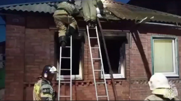 пожар в Батайске