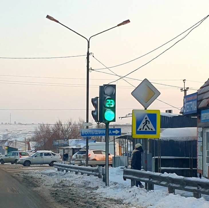 перекресток, светофор