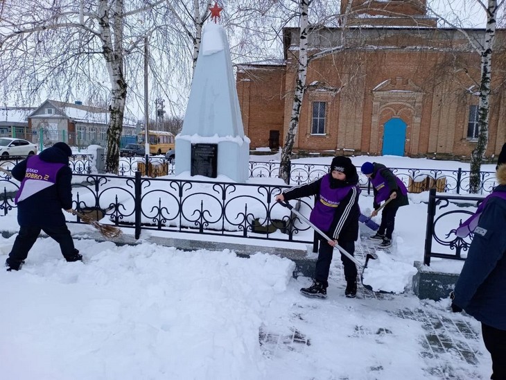 Волонтеры Большинской школы