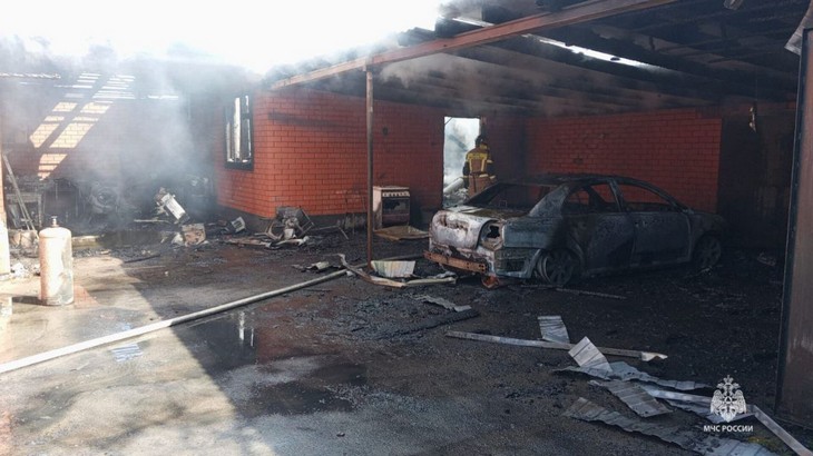 степная пожар