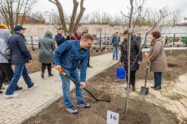 Дня древонасаждений и областного субботника.