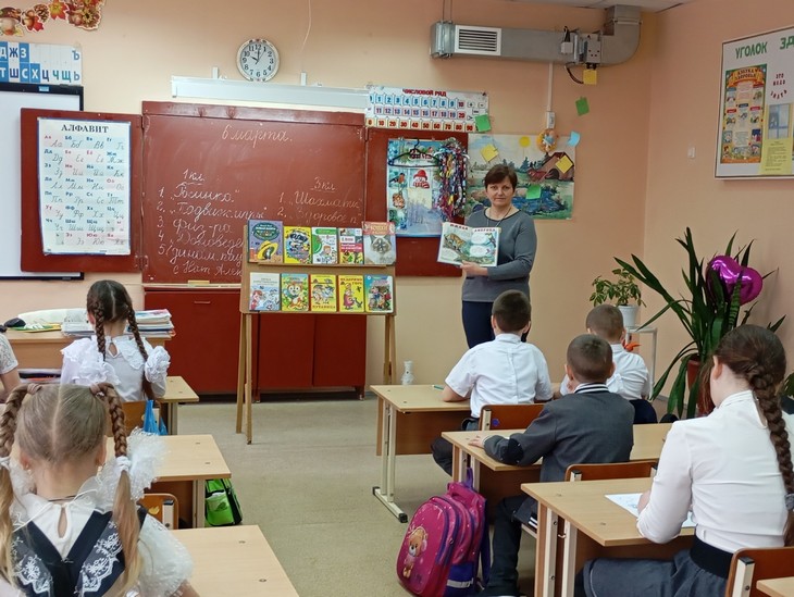 В Колушкинской библиотеке