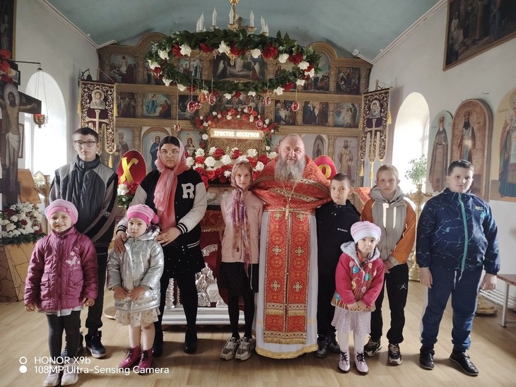 Воспитанники реабилитационного центра