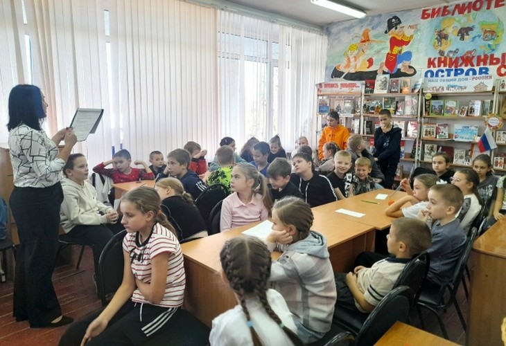 в Тарасовской детской библиотеке